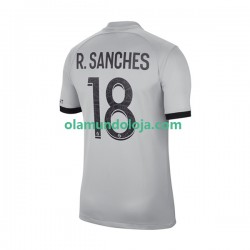 Camisola Paris Saint-Germain R.Sanches 18 Homem Equipamento Segundo 2022-2023 Manga Curta